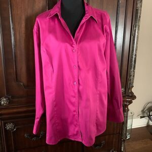 Lane Bryant Magenta‎ Shirt